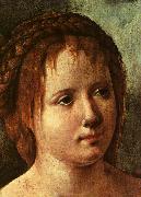 Jan van Scorel Head of a Young Girl oil